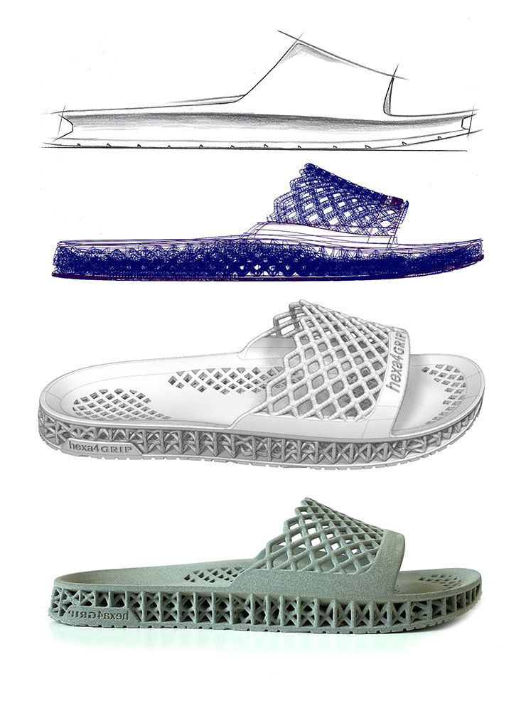 Ready-to-Wear 3D-gedruckte Sandale RP-Lette